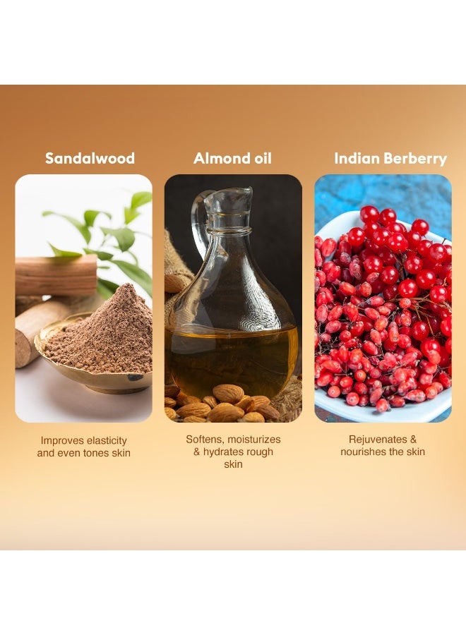 فى ال سي سي حليب التنظيف بزيت الصندل من في إل سي سي - 500 مل | ينظف البشرة بعمق ويهدئها | يرطب البشرة وينعمها | مع مستخلصات الصندل والأشواغاندا والحلبة والبرباريس الهندي وزيوت اللوز والزيتون. - Image 4